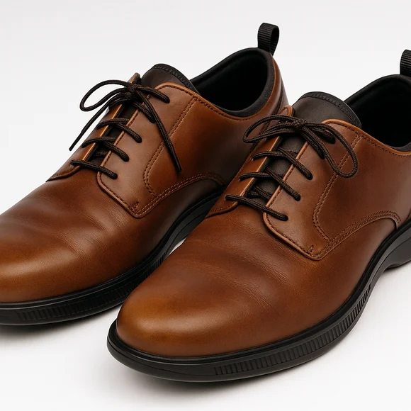 Johnston & Murphy Tan Leather Oxfords - Picture 1 of 8